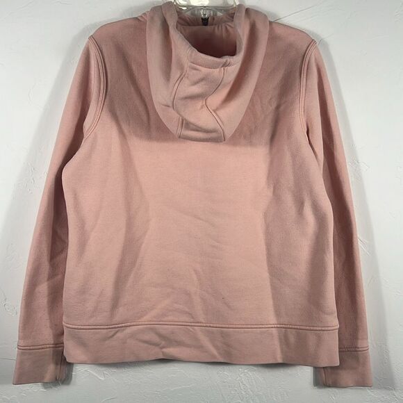 🔥🔥 CARHARTT Light Pink Quarter Zip HOODIE Sweatshirt - Youth Sz L / Women Sz M - Picture 7 of 10
